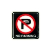 Αυτοκόλλητο Σήμα "No Parking" 9x9cm 1Τμχ