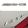 Αυτοκόλλητο Σήμα Χρωμίου "AMG" Μεταλλικό 18x2cm 1Τμχ