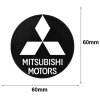 Αυτοκόλλητα Ζαντών Σμάλτο Mitsubishi 60mm 4 Τεμάχια