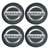 Αυτοκόλλητα Ζαντών Σμάλτο Nissan 60mm 4 Τεμάχια