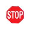 Αυτοκόλλητο Σήμα "Stop" Σμάλτο 9x8.8cm 1Τμχ