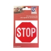 Αυτοκόλλητο Σήμα "Stop" Σμάλτο 9x8.8cm 1Τμχ