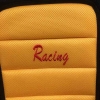 Πλατοκαθίσματα Αυτοκινήτου Racing Κίτρινα 5 Τεμάχια