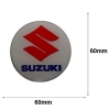 Αυτοκόλλητα Ζαντών Σμάλτο Suzuki 60mm 4 Τεμάχια