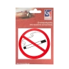 Αυτοκόλλητο Σήμα "No Smoking" Σμάλτο Φ9cm 1Τμχ