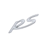 Αυτοκόλλητο Σήμα Χρωμίου 3D "RS" 11x4.5cm 1Τμχ