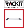 Μπάρες Οροφής Rackit Αλουμινίου 120cm Για Αυτοκίνητα Με Εργοστασιακές Παράλληλες Μπάρες  (Σετ Με Πόδια Και Κλειδαριά) Ασημί 2 Τεμάχια