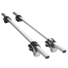 Μπάρες Οροφής Rackit Αλουμινίου 123cm Railing System Ασημί Με Καπάκια 2 Τεμάχια