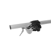 Μπάρες Οροφής Rackit Αλουμινίου 123cm Railing System Ασημί Με Καπάκια 2 Τεμάχια