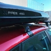 Μπαγκαζιέρα Οροφής Αυτοκινήτου Free 480lt Μαύρη Γυαλιστερή Με Διπλό Άνοιγμα Και Τοποθέτηση Quick Fix