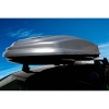 Μπαγκαζιέρα Οροφής Αυτοκινήτου Space 430lt Ασημί Γυαλιστερή Με Διπλό Άνοιγμα