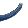 Κάλυμμα Τιμονιού Αυτοκινήτου Δερματίνη Με Γαζιά Μπλε Large 40cm 1 Τεμάχιο
