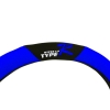 Κάλυμμα Τιμονιού Αυτοκινήτου Ύφασμα Type-R Μπλε-Μαύρο Medium 38cm 1 Τεμάχιο