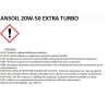 Λάδια αυτοκινήτου Ansoil Extra Turbo 50005B 20W-50 4lt