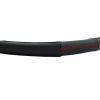 Κάλυμμα Τιμονιού Αυτοκινήτου Δερματίνη Serius D Μαύρο Με Κόκκινη Ραφή Medium 38cm 1 Τεμάχιο