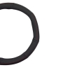 Κάλυμμα Τιμονιού Αυτοκινήτου Δερματίνη Serius D Μαύρο Με Κόκκινη Ραφή Medium 38cm 1 Τεμάχιο