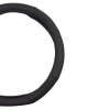Κάλυμμα Τιμονιού Αυτοκινήτου Δερματίνη Serius D Μαύρο Με Μαύρη Ραφή Medium 38cm 1 Τεμάχιο