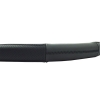 Κάλυμμα Τιμονιού Αυτοκινήτου Δερματίνη Serius D Μαύρο Με Μαύρη Ραφή Medium 38cm 1 Τεμάχιο