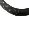 Κάλυμμα Τιμονιού Φορτηγού Δερματίνη Elegant Μαύρο Με Γκρι Ραφή ΧΧL 45cm 1 Τεμάχιο