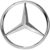 Σήμα Μάσκας Mercedes Ασημί Στρόγγυλο Φ18.5