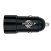 Φορτιστής Αναπτήρα Αυτοκινήτου Wisdomup CC-02 Με 2 Θύρες USB 12-24V 2.4A Μαύρο 1Τμχ