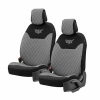 Ημικαλύμματα Καθισμάτων Αυτοκινήτου Otom RSX Sport Ύφασμα Κεντητό Καπιτονέ Γκρι Με Μαύρη Ραφή RSXL-103 2 Τεμάχια
