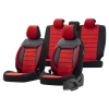 Καλύμματα Αυτοκινήτου Otom Comfortline Design Universal Sued / Rachel / Δερματίνη Σετ Εμπρός / Πίσω Μαύρο - Κόκκινο CMF-207 11 Τεμάχια