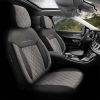 Καλύμματα Αυτοκινήτου Otom Comfortline VIP Design Universal Sued / Rachel / Δερματίνη Καπιτονέ Σετ Εμπρός / Πίσω Μαύρο - Γκρι CMV-233 11 Τεμάχια
