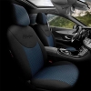 Καλύμματα Αυτοκινήτου Otom Attraction Design Universal Βαμβακερό Ύφασμα / Rachel Σετ Εμπρός / Πίσω Μαύρο - Μπλε ATR-1303 11 Τεμάχια