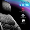 Καλύμματα Αυτοκινήτου Otom Pulse Design Universal Δερματίνη / Rachel Σετ Εμπρός / Πίσω Μαύρο PLS-2901 11 Τεμάχια