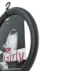 Κάλυμμα Tιμονιού Αυτοκινήτου Girly ''Black Diamonds'' Μαύρο Με Στρας Medium 37-39cm 1 Τεμάχιο