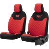 Ημικαλύμματα Καθισμάτων Αυτοκινήτου Otom RSX Sport Ύφασμα Κεντητό Καπιτονέ Κόκκινο - Μαύρο RSXL-104 2 Τεμάχια
