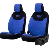 Ημικαλύμματα Καθισμάτων Αυτοκινήτου Otom RSX Sport  Ύφασμα Κεντητό Καπιτονέ Μπλε - Μαύρο RSXL-105 2 Τεμάχια