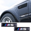 Σήματα Αυτοκόλλητα Τύπου BMW "M5" Για Τις Γρίλιες 5.5x1.2cm Με Επικάλυψη Σμάλτου 2 Τεμάχια