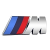 Σήμα Κουμπωτό Τύπου BMW "M" 4.5χ1.5cm 1 Τεμάχιο