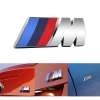 Σήμα Κουμπωτό Τύπου BMW "M" 4.5χ1.5cm 1 Τεμάχιο