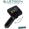Fm Transmitter ALS-A823 Με Bluetooth, 2 USB Και Οθόνη LCD Μαύρο 1 Τεμάχιο