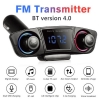 Fm Transmitter M20 Με Bluetooth, 2 USB Και Οθόνη LCD Μαύρο 1 Τεμάχιο