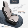 Καλύμματα Αυτοκινήτου Otom Swan Universal Λινό Ύφασμα / Rachel / Δερματίνη Σετ Εμπρός / Πίσω Μπεζ SWN-503 11 Τεμάχια