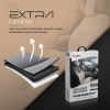 Ημικάλυμμα Αυτοκινήτου Otom "Exclusive" Από Λινό Ύφασμα Με Δερματίνη Σκούρο Γκρι EXLN-102 1 Τεμάχιο
