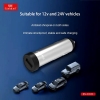 Φορτιστής Αναπτήρα Αυτοκινήτου Με 1 Θύρα USB Earldom CC21 12-24V 2.4A Γκρι 1 Τεμάχιο