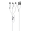 ON Mobile Accessories Καλώδιο USB Φόρτισης 3 Σε 1 Για Lightning Micro Type-c Λευκό