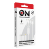 ON Mobile Accessories Καλώδιο USB Φόρτισης 3 Σε 1 Για Lightning Micro Type-c Λευκό
