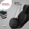 Καλύμματα Αυτοκινήτου Otom Coral Design Universal Full Δερματίνη Σετ Εμπρός / Πίσω Μαύρο CRΑL-101 11 Τεμαχίων