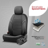 Καλύμματα Αυτοκινήτου Otom Coral Design Universal Full Δερματίνη Σετ Εμπρός / Πίσω Μαύρο CRΑL-101 11 Τεμαχίων