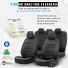 Καλύμματα Αυτοκινήτου Otom Premium Design Universal Full Δερματίνη Σετ Εμπρός / Πίσω Μαύρο PRM-101 11 Τεμάχια