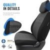Καλύμματα Αυτοκινήτου Otom Smart Design Universal Ύφασμα / Δερματίνη Σετ Εμπρός / Πίσω Μαύρο SLΤSΜΤ101-ΝΖ 11 Τεμάχια