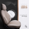 Καλύμματα Αυτοκινήτου Otom "Advanced Leather" Universal Δερματίνη / Λινό Ύφασμα Σετ Εμπρός / Πίσω Μπεζ ΑDV-105 11 Τεμαχίων