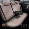 Καλύμματα Αυτοκινήτου Otom "Advanced Leather" Universal Δερματίνη / Λινό Ύφασμα Σετ Εμπρός / Πίσω Μπεζ ΑDV-105 11 Τεμαχίων