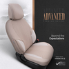 Καλύμματα Αυτοκινήτου Otom "Advanced Leather" Universal Δερματίνη / Λινό Ύφασμα Σετ Εμπρός / Πίσω Μπεζ ΑDV-105 11 Τεμαχίων